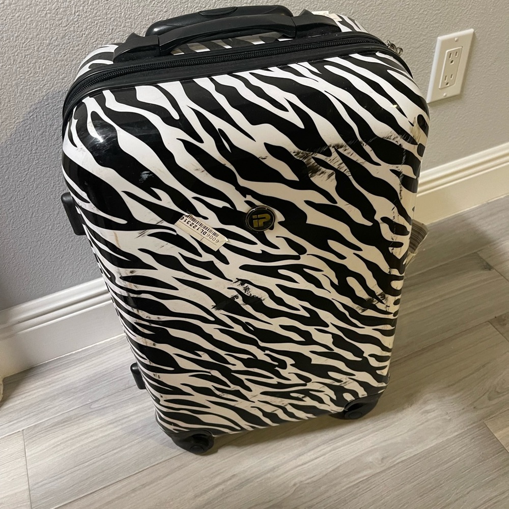 Zebra hard case suit case